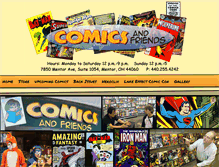 Tablet Screenshot of comicsandfriends.org